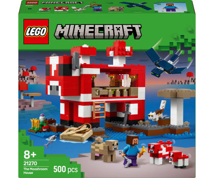 Klocki LEGO® LEGO Minecraft 21270 Dom grzybowej krowy